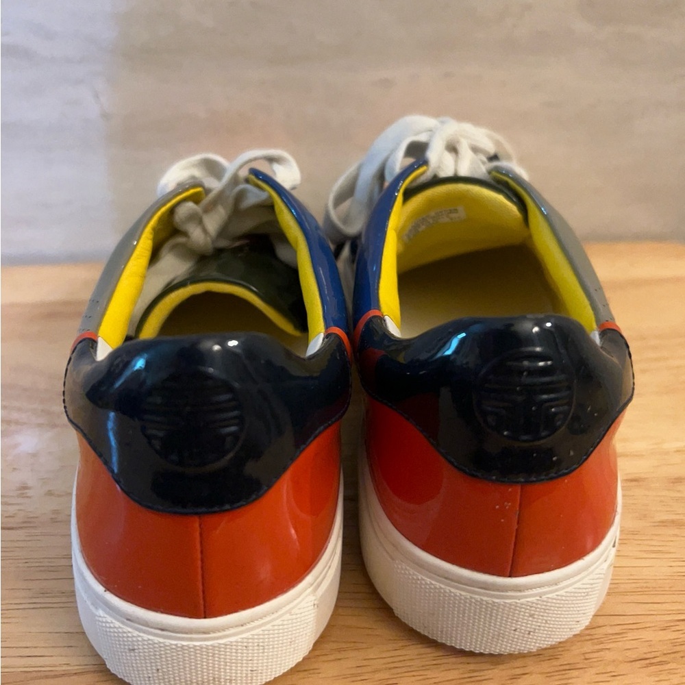 Tory Sport Color-block patent-leather sneakers - Picture 5 of 13